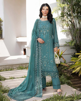 3-PC Unstitched Embroidered Kimora Luxury Formals By Raeesa Premium | HS-38